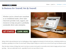 Tablet Screenshot of directsalesclassroom.com